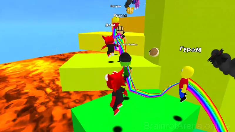Blox Obby: The Floor is LAVA Challenge gameplay screenshot 2