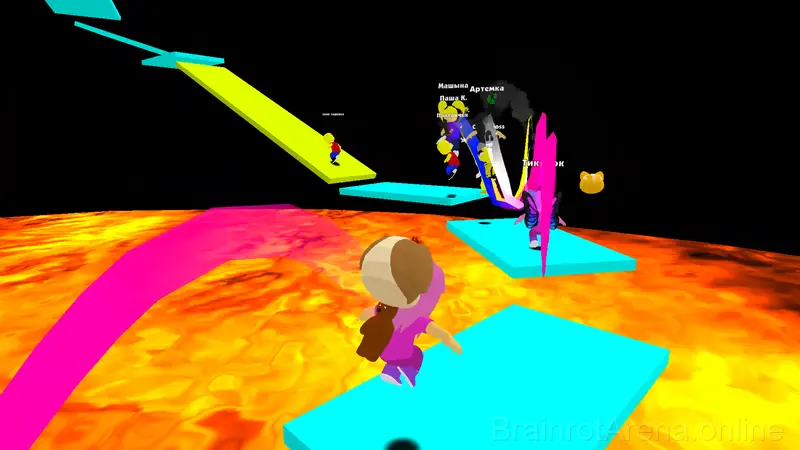 Blox Obby: The Floor is LAVA Challenge gameplay screenshot 4