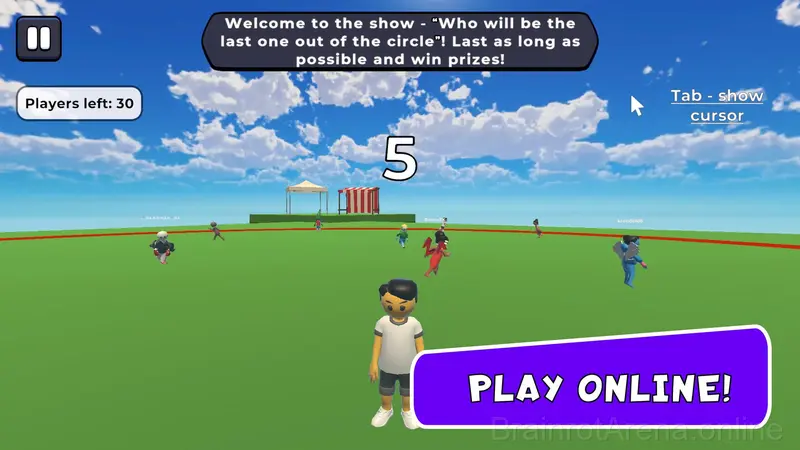 Last to leave circle Obby gameplay screenshot 1