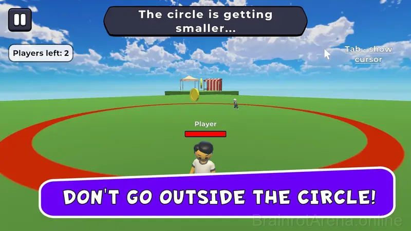 Last to leave circle Obby gameplay screenshot 3