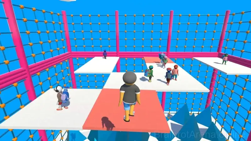 Obby: Mini Games Against 1000! gameplay screenshot 2
