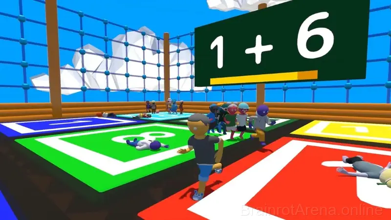 Obby: Mini Games Against 1000! gameplay screenshot 4