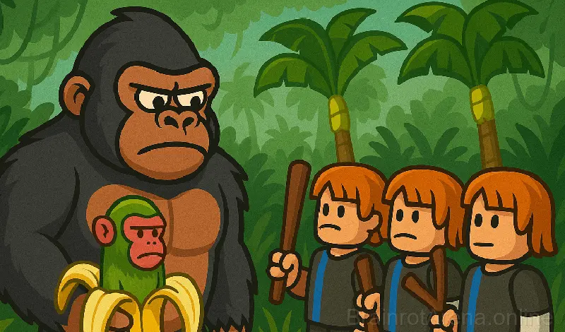Play Obby: 100 Humans vs 1 Gorilla