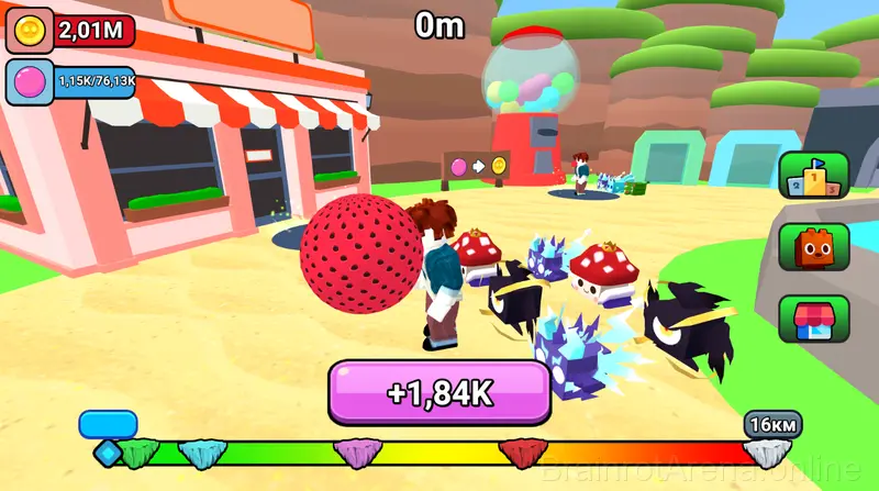 Obby: Bubblegum Simulator gameplay screenshot 1