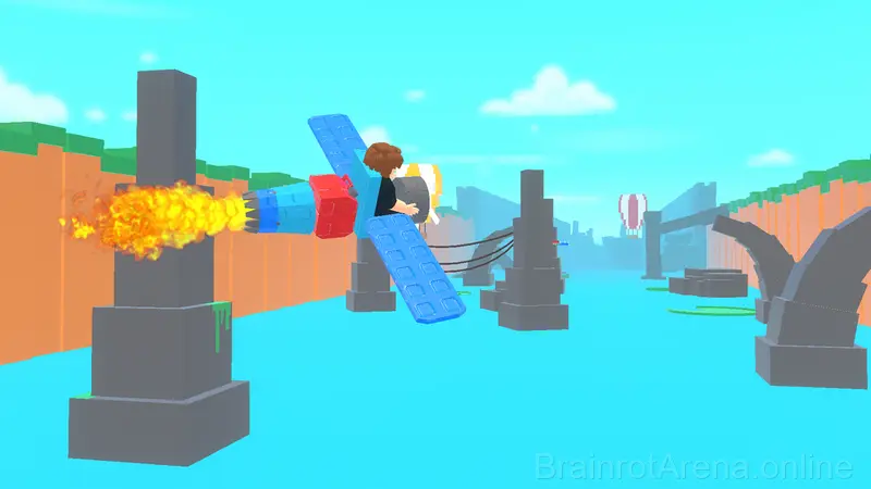 Obby Build a Plain gameplay screenshot 2