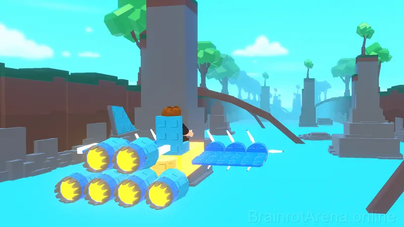 Obby Build a Plain gameplay screenshot 3