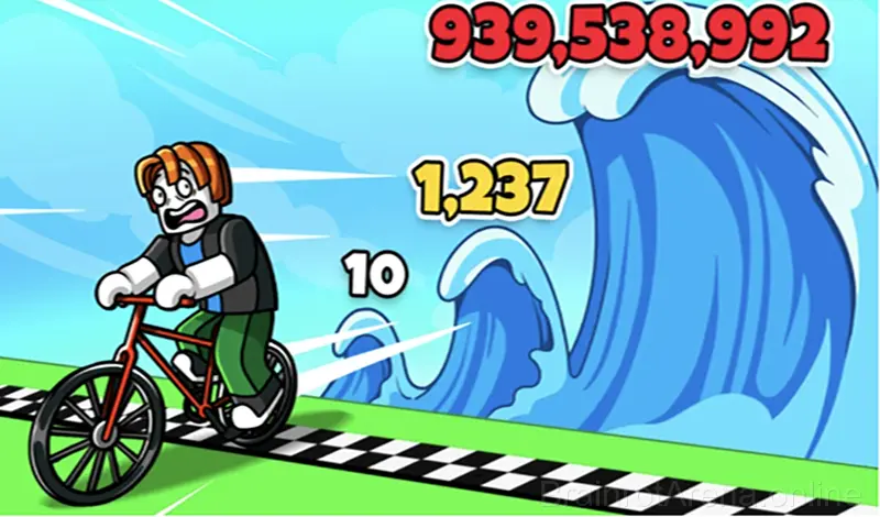 Play Obby: Tsunami +1 speed