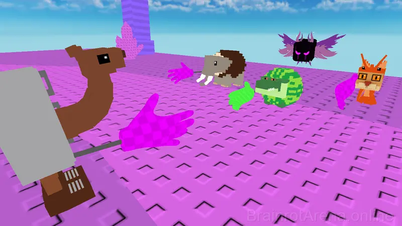 Brainrot Slap War 3D gameplay screenshot 3